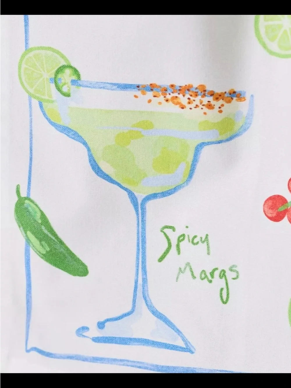Anthropologie Margarita Dish Towel.